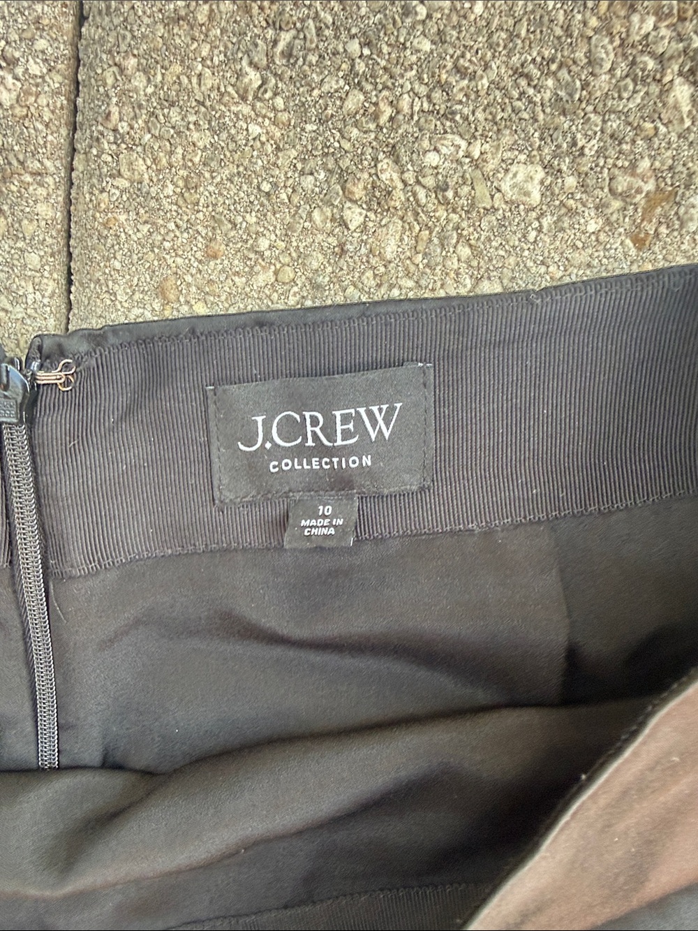 J. Crew Black Mini Skirt with Feather Hem - Picture 2 of 4